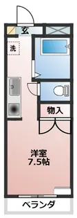 フォレストあおば【2階】の間取り