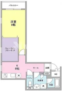 レオパルド奥沢【1階】の間取り