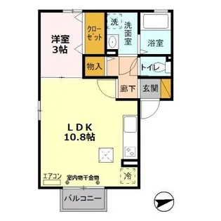 グランモンテ【1階】の間取り
