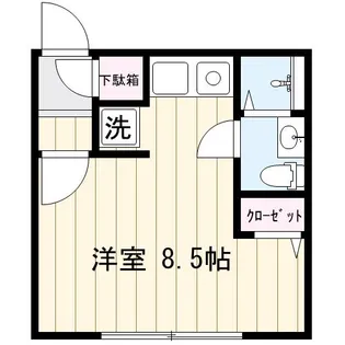 コープハイツ【1階】の間取り