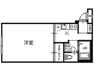 CITYSIDE大工町【3階】の間取り
