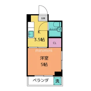 シャンピニョン【2階】の間取り