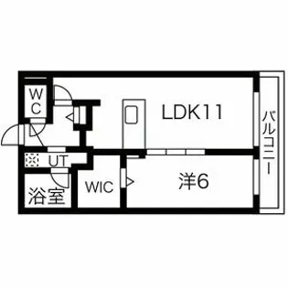 グランベルオオエ (GranBell Oe)【3階】の間取り