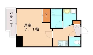 ユリシス新神戸【2階】の間取り