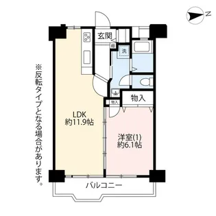 UR王子五丁目【10階】の間取り