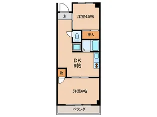 ブルーム吉野ハイツ【3階】の間取り