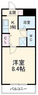 A・City明治本町【1階】の間取り
