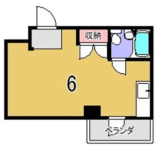 ヴィラ北山【2階】の間取り