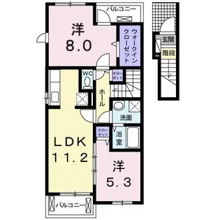 ダンデライオン【2階】の間取り
