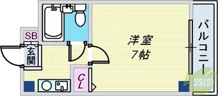 リベラルハウス【5階】の間取り