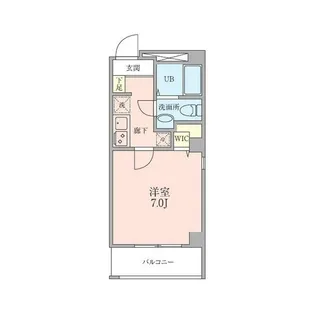 K2 futatuya【6階】の間取り