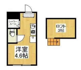 テラス宿河原【2階】の間取り