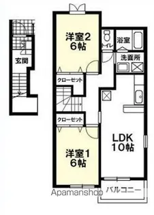 アーバニズム25【2階】の間取り