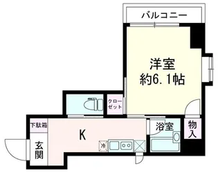 プリンセスコート東麻布【3階】の間取り