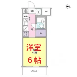ポート旗の台【1階】の間取り