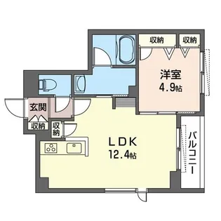 サンライトクリスタル【3階】の間取り