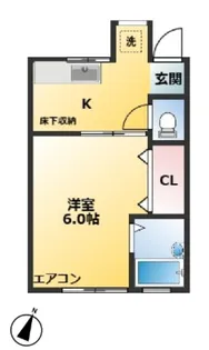 ユアーズ3【1階】の間取り
