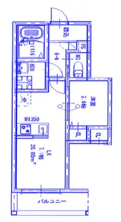 クレア奈良【1階】の間取り