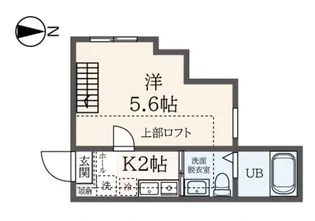 ハーミットクラブハウス横濱東久保【1階】の間取り