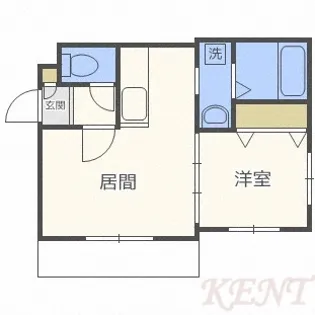 アール宮の沢【2階】の間取り