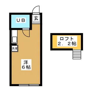 フォレスト阿佐ヶ谷【2階】の間取り