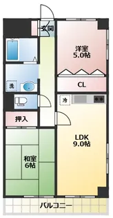 エクセル稲田【2階】の間取り