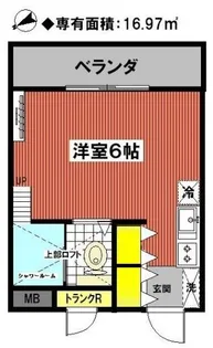 コオポスアペアI【2階】の間取り