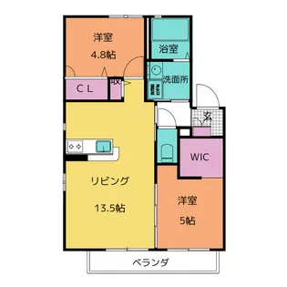 アメージングエステート A棟【1階】の間取り
