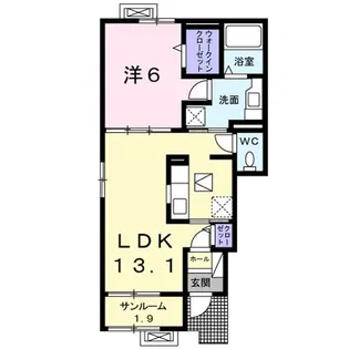 フラン メゾン16【1階】の間取り