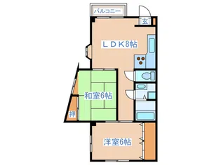 エステ-トヒルズ富士森【2階】の間取り