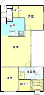 アルカディア宮の沢リレア【3階】の間取り
