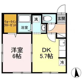 グランシャリオ浮間【3階】の間取り