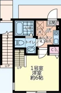 ノース ベルズ【1階】の間取り