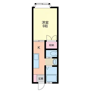 ラポールながとX【1階】の間取り