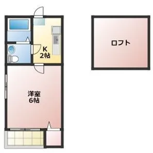 コーポLSR【1階】の間取り