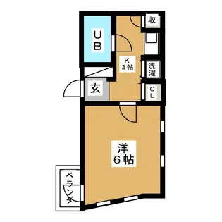 オリーブマンション【2階】の間取り