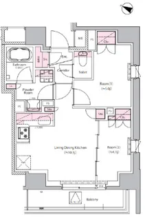 SYFORME NEXT MUKOJIMA【12階】の間取り