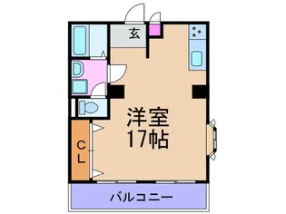 サンル-ル玉川【3階】の間取り
