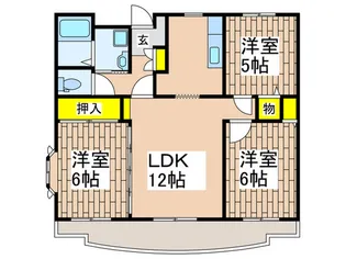 ボヌ-ル・アイ【2階】の間取り