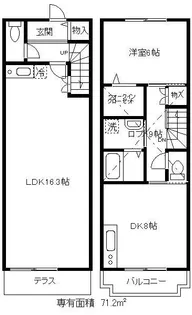 埼玉県川口市大字芝【一戸建】の間取り