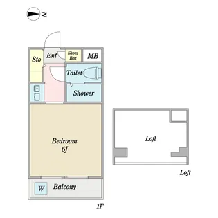 マリア・デル・ソーレI【1階】の間取り