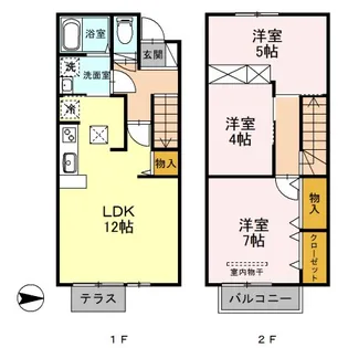 クレールシマダの間取り