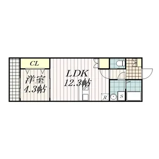 明幸3番館【1階】の間取り
