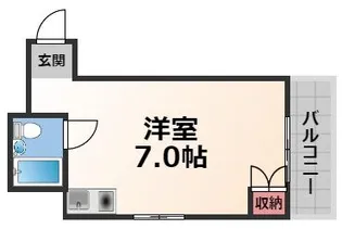 シャンスー源氏ケ丘【3階】の間取り