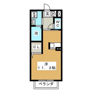 マルベリーI【1階】の間取り