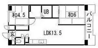 オルセーメゾン山川C棟【2階】の間取り