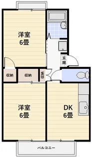 青葉ハイツ【2階】の間取り