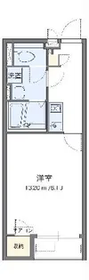 1Kの間取り画像