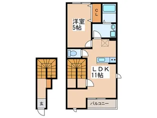 エトワール【2階】の間取り