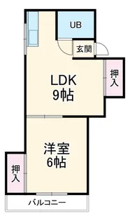 エクセランス稲島【4階】の間取り